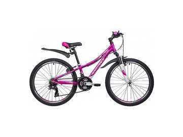 Детский велосипед Novatrack Katrina 21.V  2019 24AHV.KATRINA.10VL9 (фиолетовый)