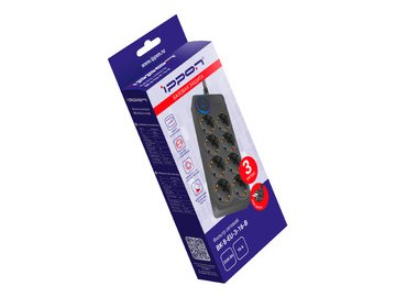Сетевой фильтр Ippon BK-8-EU-3-16-B