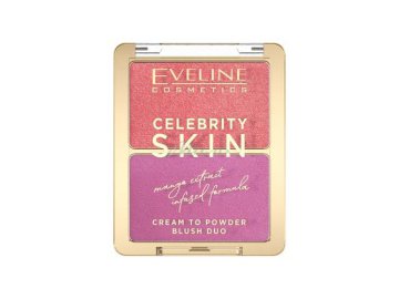 Румяна кремовые EVELINE Cosmetics Celebrity Skin 2 in 1, тон 02 Sunset Flush