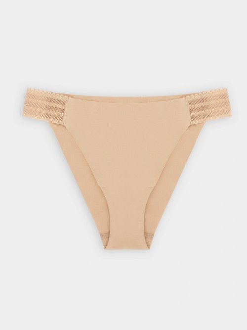 Трусы слипы женские бежевые, фото 8 из 24