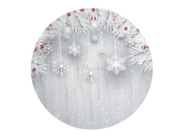 Салфетка сервировочная НГ 38 см, арт. SLWUIS-217 Мила