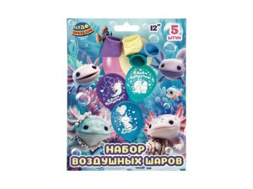Набор латексных воздушных шаров ЧУДО ПРАЗДНИК, 5 шт, арт. LBM-138271-HB2