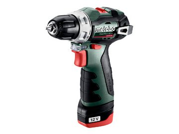 Дрель-шуруповерт Metabo PowerMaxx BS BL (601721500) с 2-мя АКБ, кейс