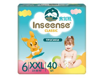 Трусики-подгузники Inseense Classic XXL 15-30 кг InsCXXL40Blue (40 шт)