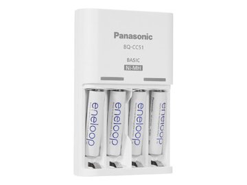 Аккумуляторы + зарядное Panasonic Eneloop Basiс Charger K-KJ51MCD04E