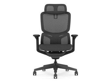 Кресло компьютерное SitZone E-JX-001А сетка, черный, крестов. пластик