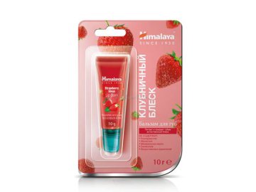 Бальзам д/губ Himalaya Herbals Клубничный блеск 10 г Мила