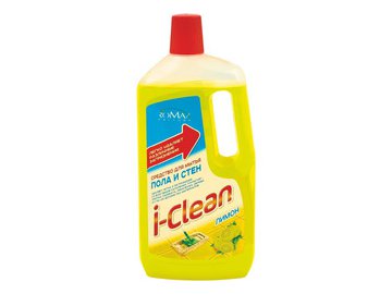 Средство для мытья пола и стен I-CLEAN Лимон, 1л