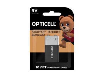 Батарейки opticell basic 9v 1 шт в Орше Электросила