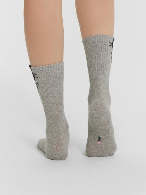 Носки женские высокие в наборе, 3 пары, фото 3 из 6