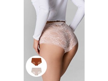 Трусы макси женские кружевные в наборе, 2 шт