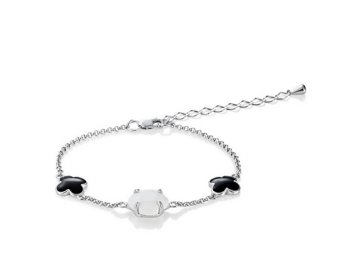 Браслет декоративный KABAROVSKY, серебро 925 проба, вставка агат