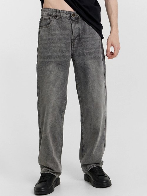 Джинсы мужские серые, фото 4 из 8