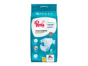 Подгузники на липучках для взрослых Reva Care Normal XL, 30 шт