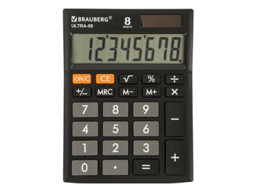 Калькулятор BRAUBERG Ultra-08-BK (250507)