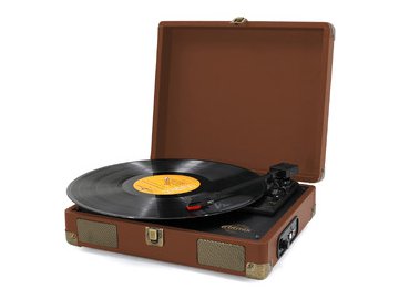Виниловый проигрыватель Ritmix LP-100 Brown leather