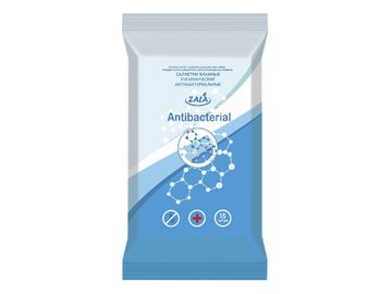 Салфетки влажные гигиенические антибактериальные ZALA 15 шт. (ZL25515)