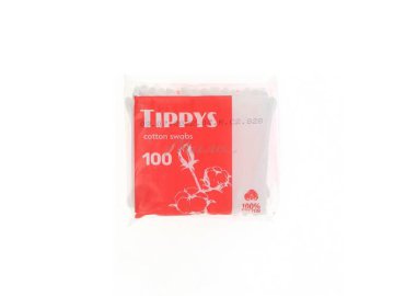 Палочки ватные косметические Tippys 100шт в полиэтилене Мила
