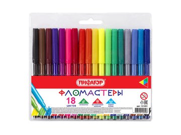Фломастеры Пифагор 151091 (18 шт)