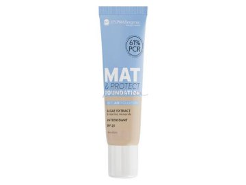 Тональная основа BELL Hypoallergenic гипоаллергенная матирующая, защитная с SPF 25, тон 03 Almond