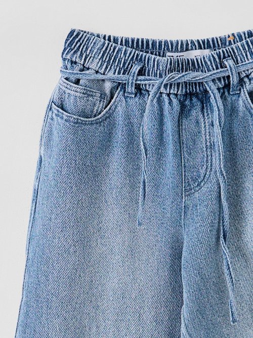 Джинсы женские wide leg синие, фото 6 из 7