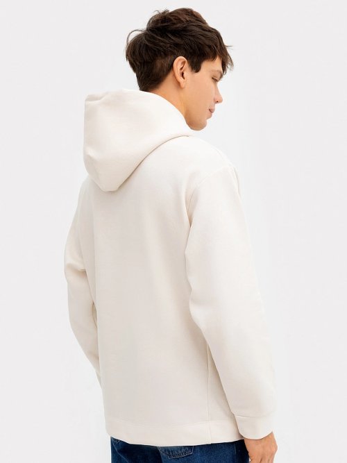 Худи мужское светло-серое, фото 3 из 5