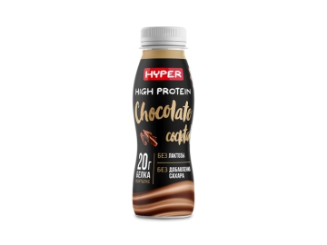 Коктейль молоч HYPER ультрапаст со вкус шокол 0,5% 250 г