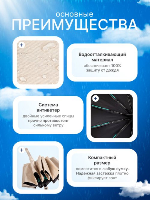 Зонт автоматический Dallas, фото 4 из 72