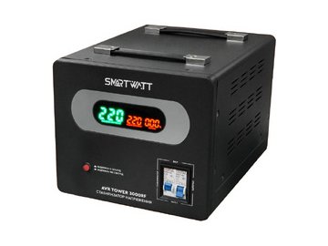 Стабилизатор напряжения SmartWatt AVR TOWER 3000RF на акции в магазинах 5 элемент