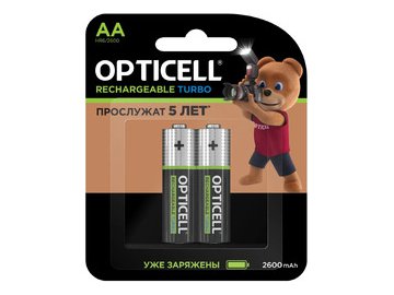 Аккумулятор Opticell Turbo АА 2600 mAh (2шт)