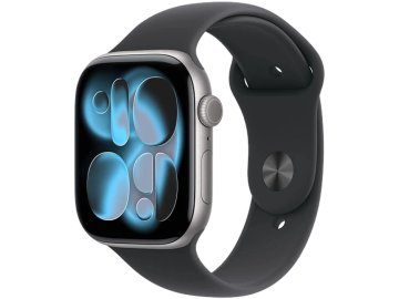 Apple Watch Series 11 46 мм (серый/черный, S/M)