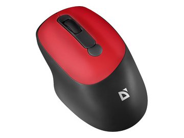 Беспроводная оптическая мышь DEFENDER Feam MM-296 (52299) красный 5 элемент