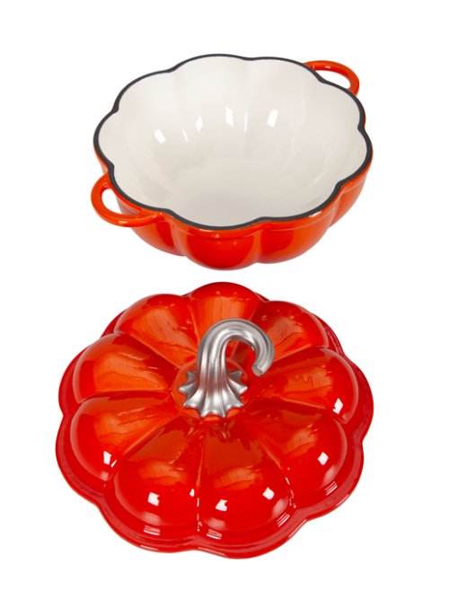 Кокот чугунный эмалированный Pumpkin New 2L, фото 10 из 13