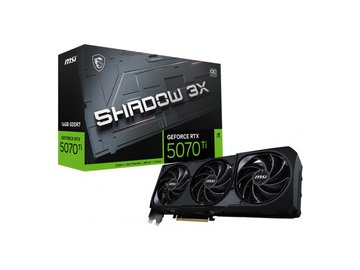 Видеокарта MSI GeForce RTX 5070 Ti 16G Shadow 3X OC