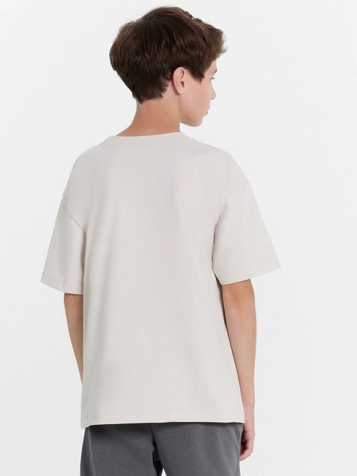 Футболка для мальчиков в сером оттенке с аниме, фото 4 из 5