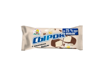 Сырок творожный глаз Кактус со вкус зефира в цвет глаз с кусоч малины 20% 40 г в Гомеле Корона