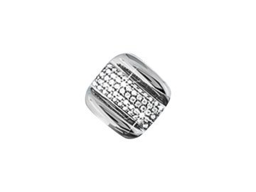 Подвеска шарм Aquamarine, серебро 925 проба, вставка фианит 7 Карат
