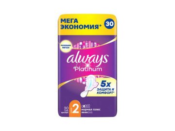 Прокладки ALWAYS Ultra Platinum Normal Plus Quatro ультратонкие, 30 шт