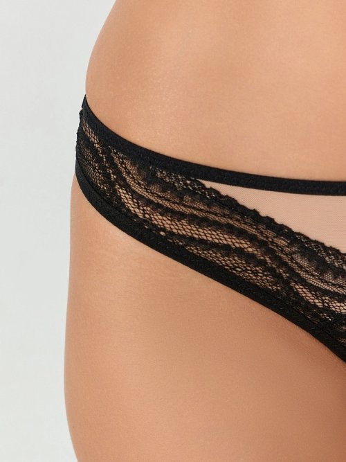 Трусы слипы женские из сеточки и кружева, фото 6 из 18
