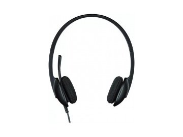 Наушники с микрофоном (гарнитура) logitech h340 981-000509 (черный) в Орше Электросила