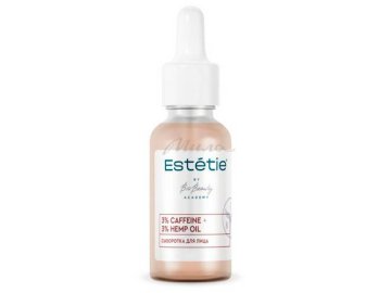 Сыворотка для лица ESTÉTIE 3% Caffeine + 3% Hemp Oil, 30 мл