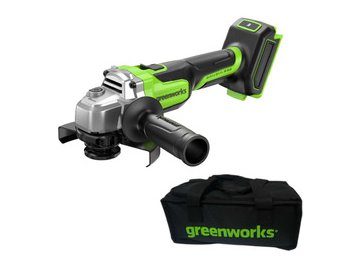 Угловая шлифмашина Greenworks AG590 3201007 (без АКБ и ЗУ, сумка)