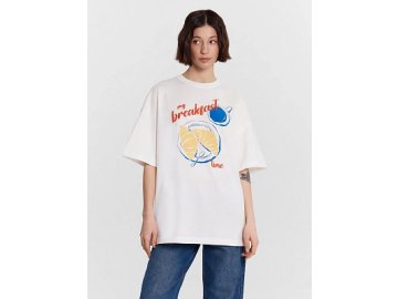 Футболка женская белая с принтом "my breakfast time" Марк Формель