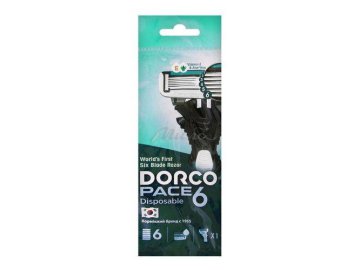 Станок для бритья Dorco Pace 6 одноразовый, мужской, 1 шт Мила