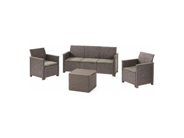 Набор садовой мебели Keter Elodie 3s set 254086 (капучино)