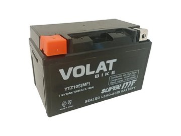 Мотоаккумулятор 10Ah (MF) L+ VOLAT YTZ10S