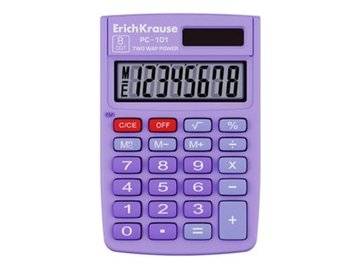Калькулятор Erich Krause PC-101 62006 (фиолетовый)