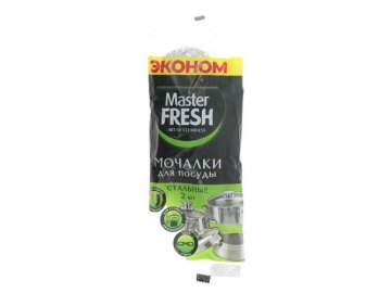 Мочалки MASTER FRESH Эконом маталлические, 2 шт на акции в магазинах Мила