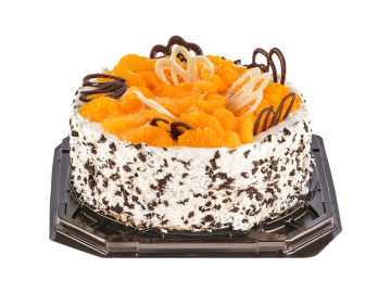 Торт "ЙОГУРТОВЫЙ С МАНДАРИНАМИ"900г(Элит