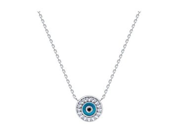 Колье Diamant, серебро 925 проба, вставка фианит/эмаль